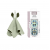 BIBS Pacifier Studio Colour 2 Pack Nordic MintPetrol Size 2 AND Cuddle Cloth Kangaroo Sage Bundle Baby and Children