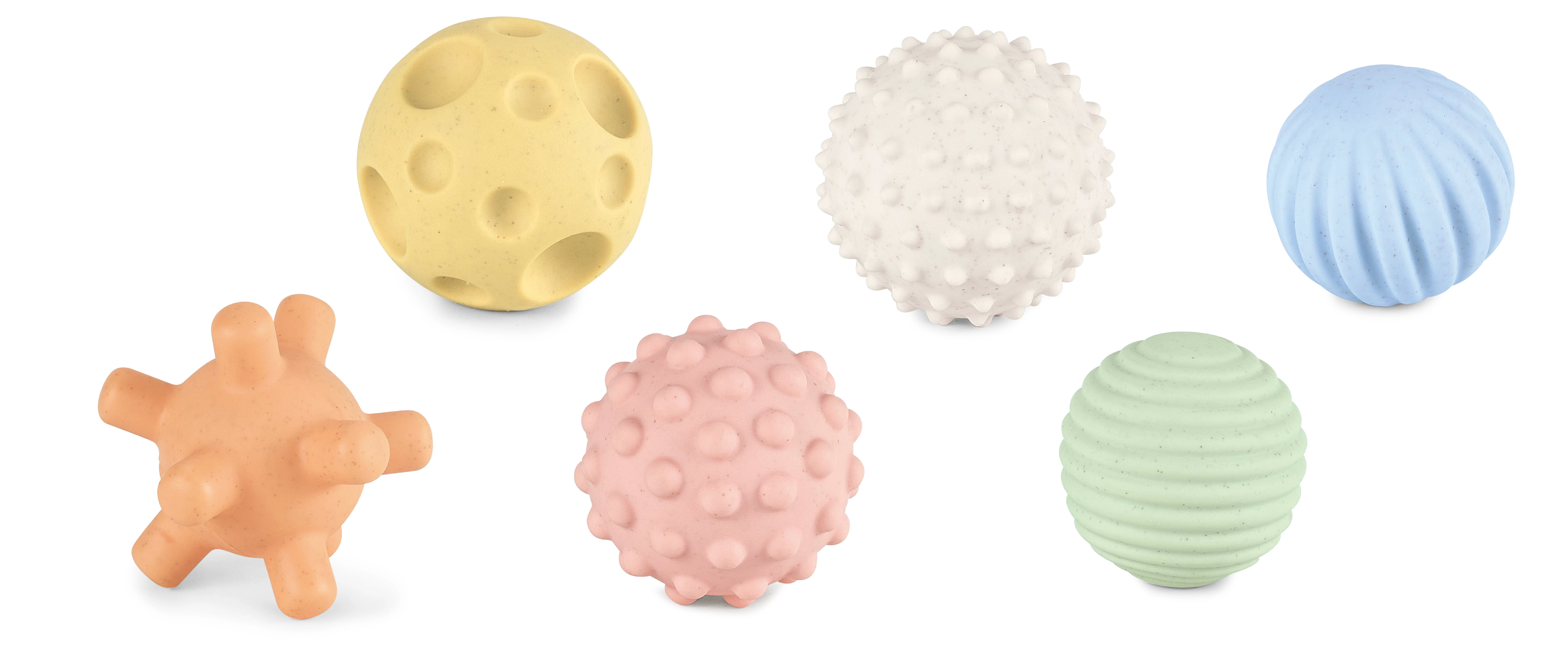 Kinder and Kids - Wheat Straw Sensoric Balls - (K30003) - Toys