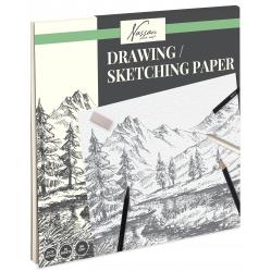 Nassau - Drawing grained paper, 30 sheets 180 g. (AR0333/GE) - Toys