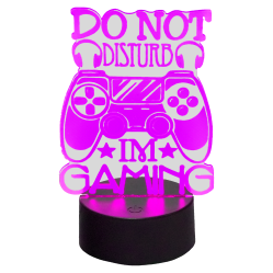 MECHARITE 3D LED Lampe - Don't Disturb - Gadgets