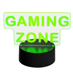 MECHARITE 3D LED Lampe - Gaming Zone - Gadgets