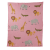 Rice - Knitted Baby Blanket with Animals and 3D Details - Pink - Baby and Children