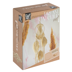 Craft ID - Macrame set wallhanger - feathers (CR1726/GE) - Toys