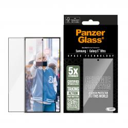 PanzerGlass - Ceramic Screen Protector Samsung Galaxy S 2025 Ultra - Ultra-Wide Fit - Electronics