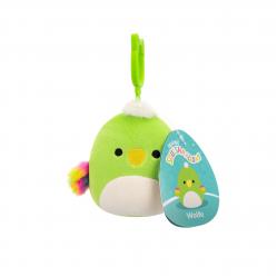 Squishmallows - 9 cm P22 Clip On - Wolfe Green Parrot - Toys