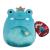 Squishmallows - 19 cm Heart Plush - Ludwig Frog - Toys