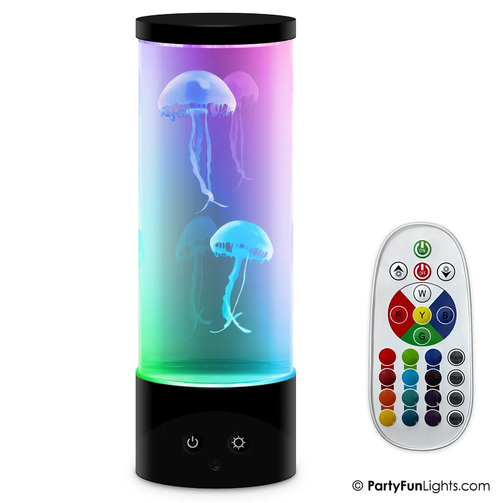 Party Fun Lights - Jellyfish Lamp with Remote Control - H: 30 cm (605403) - Toys
