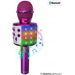 Party Fun Lights - Karaoke microphone with speaker - Pink (605601) - Toys