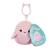 Squishmallows - 9 cm - Clip On - Lex Lex Pastel Pink Banana - Toys