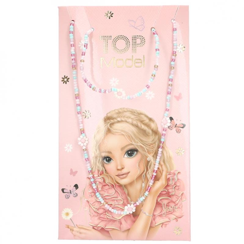 Topmodel - Necklace And Bracelet Set SUMMER FEELING - Soft-colored (413547) - Clothing