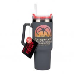 Stranger Things 5 900ml Insulated Cup and Straw - Fan Shop and Merchandise