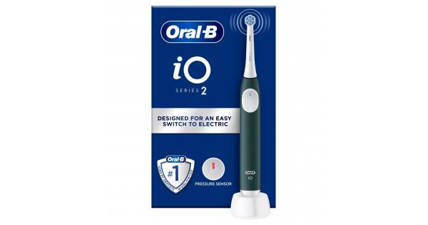 Oral B - iO 2 Electric Toothbrush - Forest Green - Health and Personal Care