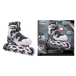 California - Inliners w/light Size 35-38 - Black (24943) - Toys