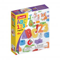 Quercetti - Magnets: ABC & 123 - (QU-5465) - Toys