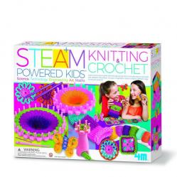 4M - STEAM POWERED KIDS: Knitting & Crochet - (4M-05539) - Toys