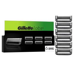 Gillette - GilletteLabs Razor Blades - Green/Black - 6 pcs - Health and Personal Care
