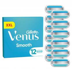 Venus - Gillette Venus Smooth Razor Blades for Women - Blue/White - 12 pcs - Health and Personal Care