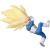 Banpresto - DRAGON BALL DAIMA SUPER SAIYAN 3 VEGETA(MINI) FIGURE WITH PANEL - Fan Shop and Merchandise