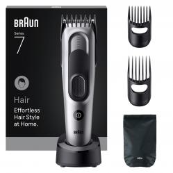 Braun - Hair Clipper Series 7, +5 Styling Tools, HC7590 - Grey - Health and Personal Care