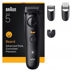 Braun - Beard Trimmer Series 5, +4 Styling Tools, BT5520 - Black - Health and Personal Care
