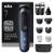 Braun - All-in-One Series 7, 11in1 Grooming Kit, ProBlade, AutoSense, AIO7540 - Black / Deep Blue - Health and Personal Care