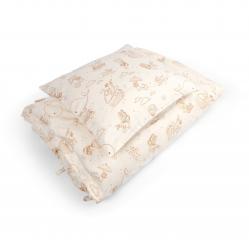 Filibabba - Junior bed linen GOTS - Dreamy Adventurers - Hvid - 100x140 cm (FI-03809) - Baby and Children
