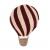 Filibabba - Tufted rug - Air balloon - Deeply Red - 36-144 M (FI-03820) - Baby and Children