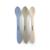 Filibabba - Silicone feeding spoons 3-pack - Ocean Mix (FI-03801) - Baby and Children