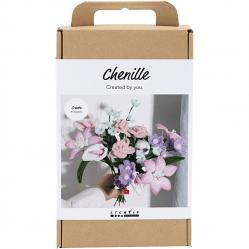 Creativ - Craft Kit Pipe Cleaner Flowers, Flowers, pastel colours, 1 pack - () - Toys