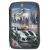 Dino World - Monster Cars Triple Pencil Case with LED, Police Car - (0413333) - Toys