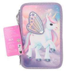 Ylvi - Triple Pencil Case With Appliquéd Wing - (0413417) - Toys