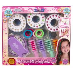 4-Girlz-  Hair decoration set w/ combs (63243) - Toys