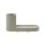Meraki - Brush and soap holder, MKDatura - Shellish grey - l: 26 cm, w: 10.5 cm, h: 12.5 cm - Home and Kitchen