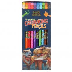 Dino World - Erasable Colouring Pencils - (0413530) - Toys