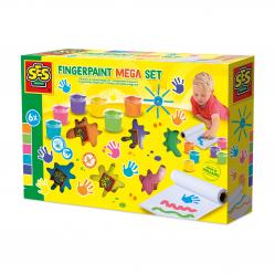 SES Creative - Fingerpaint Mega Set 6x110ml - (S00393) - Toys