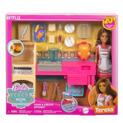 Barbie - Barbie Recipe for Friendship Teresa's Kitchen - (960-2517) - Toys