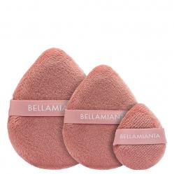 Bellamianta - Velvet Powder Puffs - 3 stk - Beauty