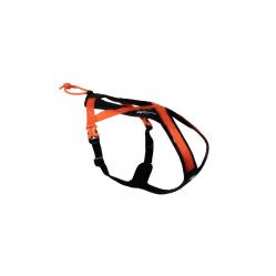 Non-Stop - Harness Rush - Black/Orange - 5 - Pet Supplies