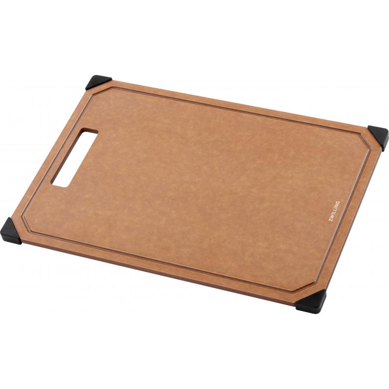 Zwilling - Cutting Board - Brun-Sort - 37 cm x 25 cm - Home and Kitchen