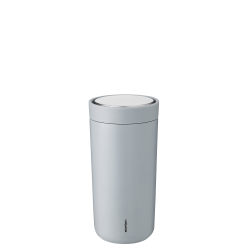 Stelton - To-Go Click Vacuum Insulated Cup 0.4 L (Soft Cloud) - Home and Kitchen