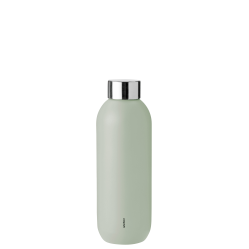 Stelton - Keep Cool Vacuum Insulated Bottle 0.6 L (Minty Moss) - Home and Kitchen