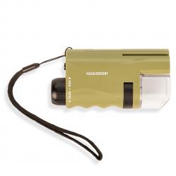 Kikkerland - Huckleberry Pocket Microscope - 7.75 cm x 11.25 cm x 3.25 cm - Electronics