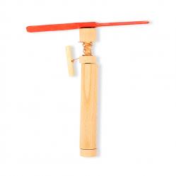 Kikkerland - Huckleberry Pull Helicopter - (HB49-F) - Toys