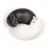 Kikkerland - Purrfect Salt & Pepper Shakers - Black and White - 8.25 cm x 3.75 cm x 6.5 cm - Home and Kitchen