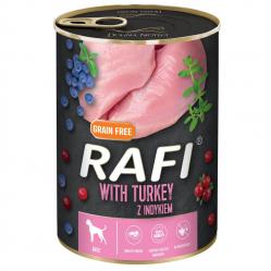 Rafi - Dogfood Turkey, Blueberries & Cranberries 400g (61042) - Pet Supplies