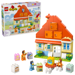 LEGO - DUPLO Bluey - Bluey's Family House with Memory Game (10459) - Toys