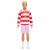 Barbie - Fashionista Ken Doll Red & White Stripes (HYV01) - Toys