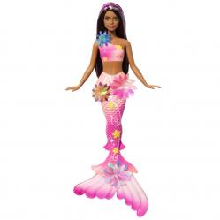 Barbie - Blooming Magic Black Mermaid Doll (JDM73) - Toys