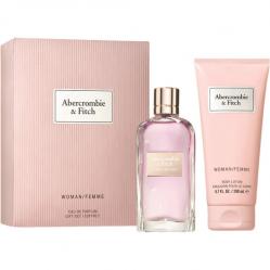 Abercrombie & Fitch - First Instinct For Her EDP 100 ml + Bodylotion 200 ml - Beauty