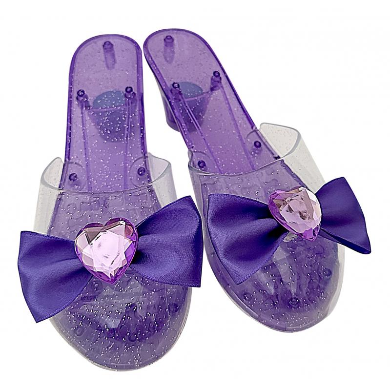 Real UniQ - Beauti Shoes with Light up Heels - Pink, Purple or Blue - 18.5 cm length, 5 cm heel height, 6.5 cm width - Toys